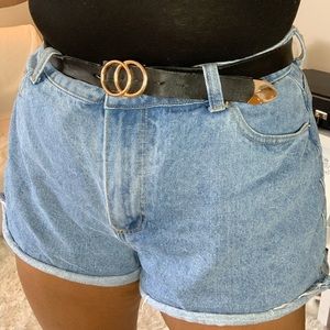 High waisted shorts plus size